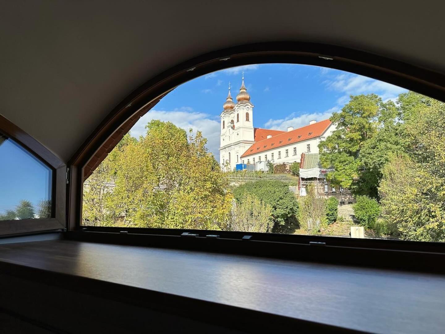 Piros Vendeghaz Villa Tihany Exteriör bild